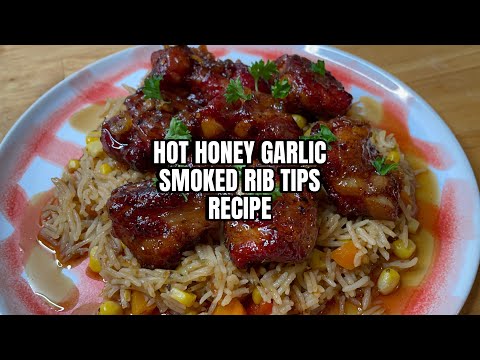 Smoked Hot Honey Garlic Rib Tips