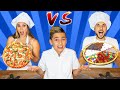 UNHEALTHY VS HEALTHY Pizza Challenge The Royalty Family 