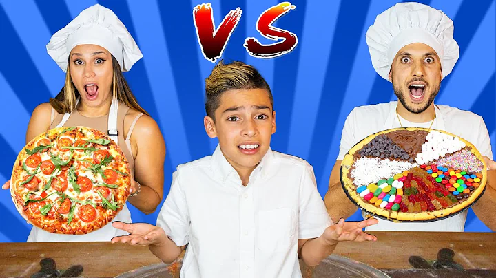 UNHEALTHY VS HEALTHY Pizza Challenge!! | The Royalty Family