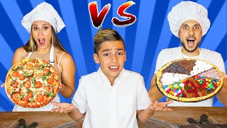 UNHEALTHY VS HEALTHY Pizza Challenge!! | The Royalty Family