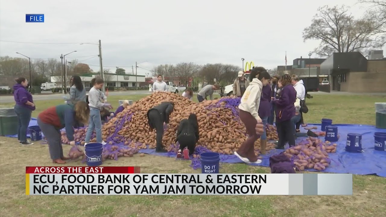 Ecu to partner with food banks of central and eastern nc for annual yam