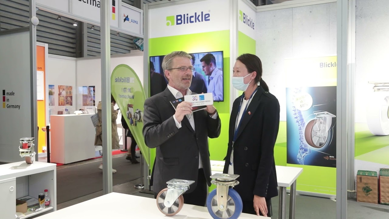 CeMAT ASIA 2021-AHK with ONLINE GUIDED TOURS-Blickle Castors (Taicang) Co. ,Ltd.