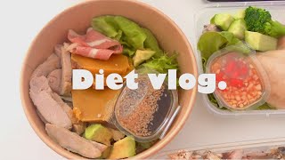 Diet vlog | ลองกินอาหารคลีนใน 1 วัน , กินขนมปังร้านโปรด,Cafe hopping 🥗🍗🍹🫶🏻