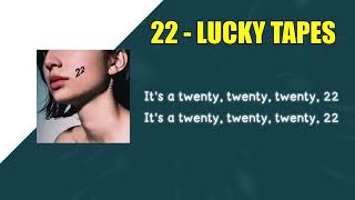 Miniatura de vídeo de "22 - lucky tapes แปลไทย"