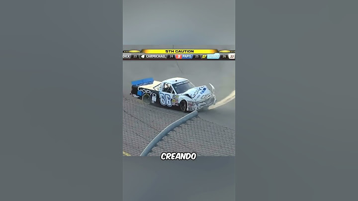 ¿Por Qué Hacen Agujeros En Las Pistas De NASCAR?
