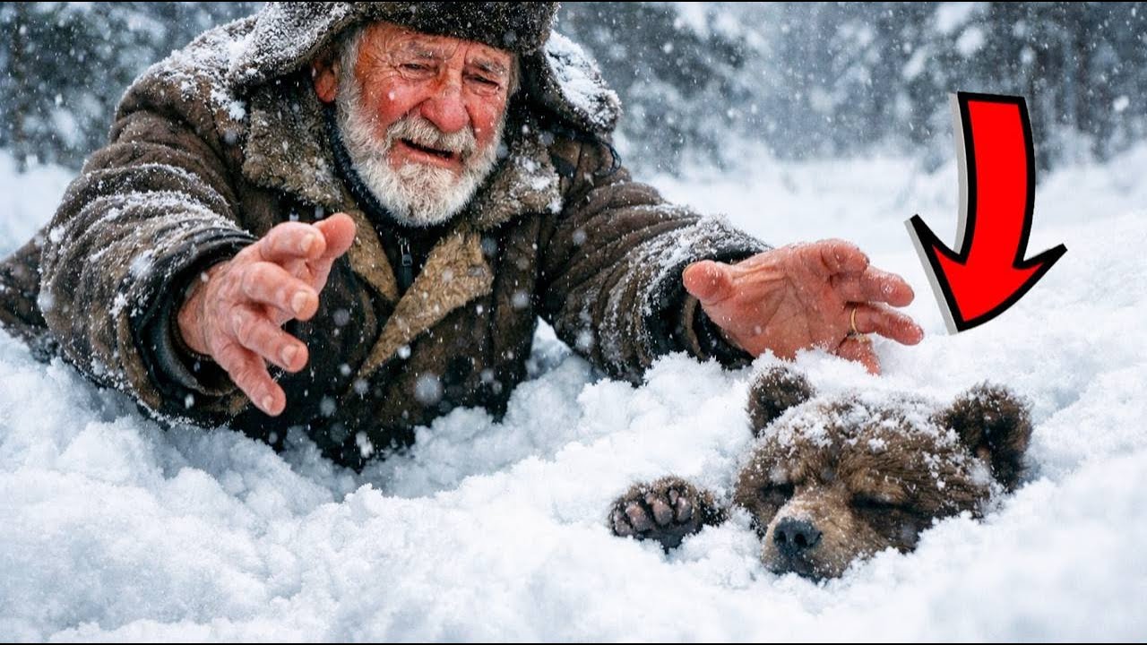 Старик СПАС замерзающего медвежонка — 10 лет спустя случилось - НЕВЕРОЯТНОЕ!