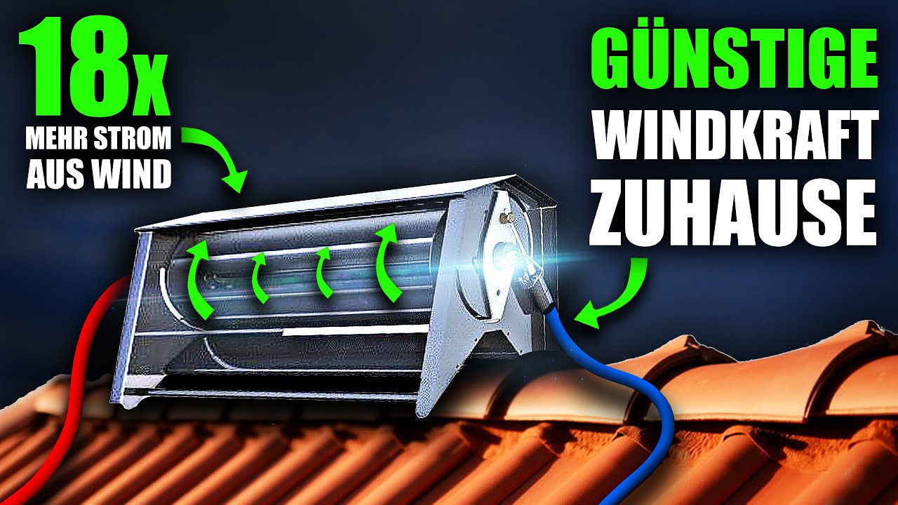 Kuriose Dach-Windwalze soll die effizienteste Wind-Turbine der Welt sein! 