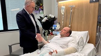 Thumbnail for Bondi Beach 'hero' thanked by PM Anthony Albanese; Australia gun laws debated by residents