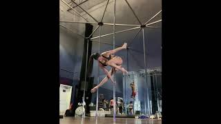 Cupid thread thru to inside leg hang pole combo