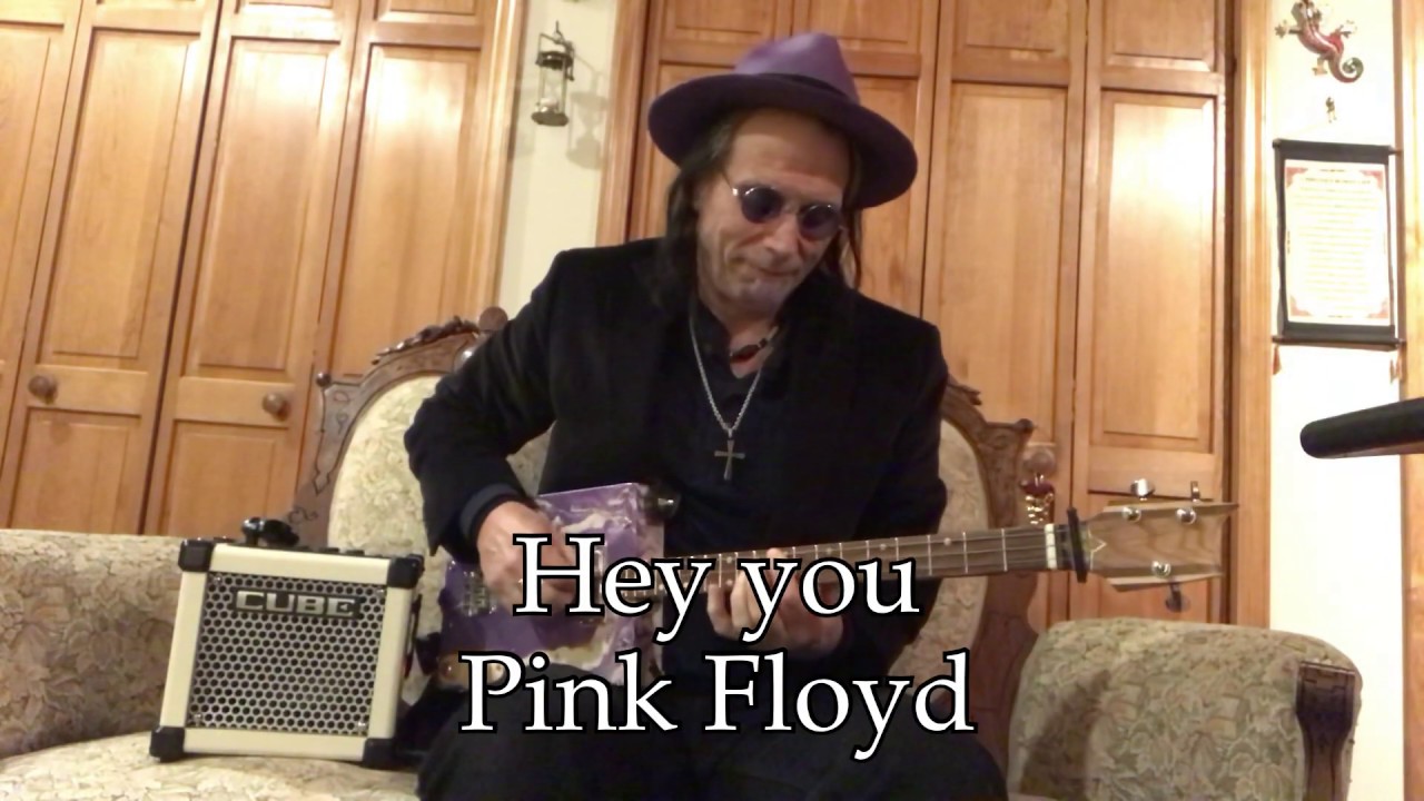 Hey you Pink Floyd on 3 string Cigar Box Guitar
