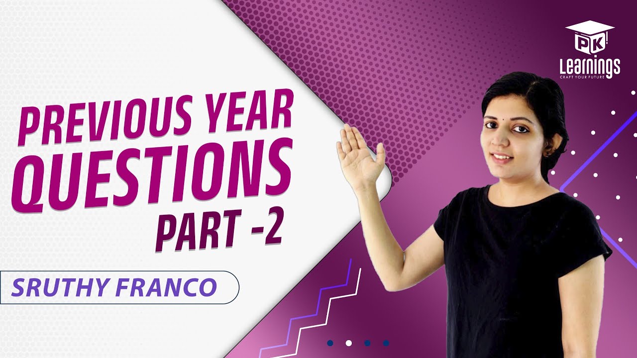 English Previous Year Questions - Part 2 | SRUTHY FRANCO | PK LEARNINGS | KERALA PSC