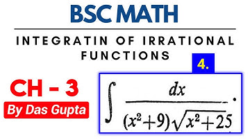 Bsc Math | Integral Calculus | Ch - 3 |  Q.no. - 4 | 1st Year | By Das Gupta | #mathchat #ppu