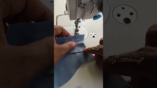 how to sew a sleeve bottom fold #sewing #tutorial #diy #fashion