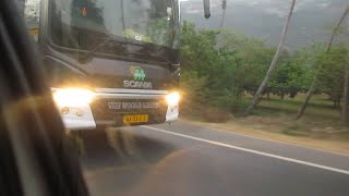 Chasing and Overtaking a Scania!!