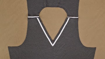 Stabilize Seams with Twill Tape - Neckline and Shoulders