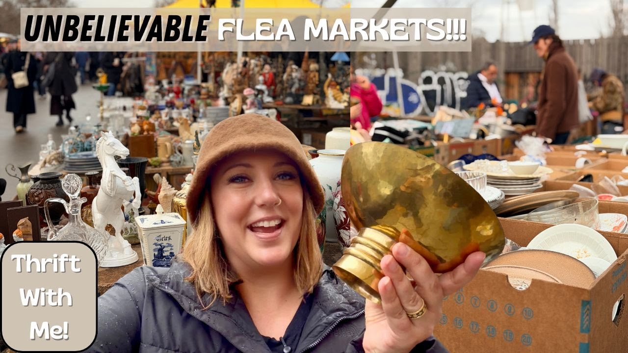 AMAZING FLEA MARKETS!!! Shop With Us! Thrifting for Valuable Vintage Finds! We scored!!
