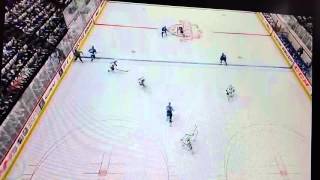 Breakaway off a defensive zone faceoff