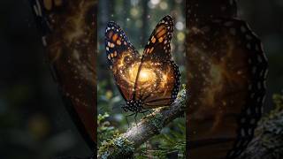 When The Golden Butterfly Opened Its Wings... ✨🦋🌌
