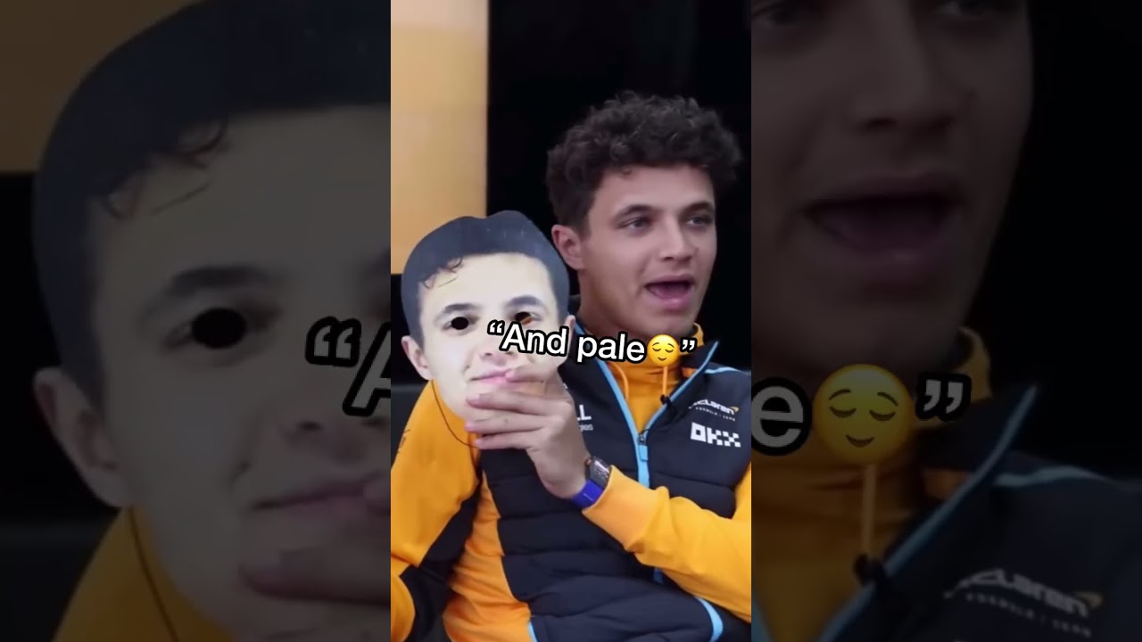 Lando Norris being a✨child✨for 1 minute and 33 seconds🤣🤣🤣#f1 #formula1 #funny #fypシ゚ #trynottolaugh