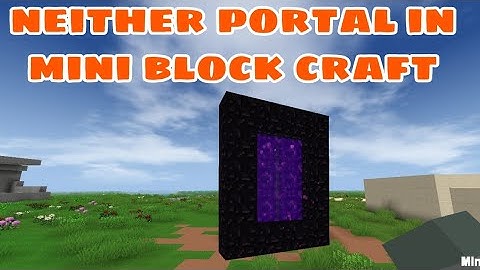 Mini block craft - portal air | #kbcraft