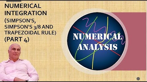 Numerical integration Part 4