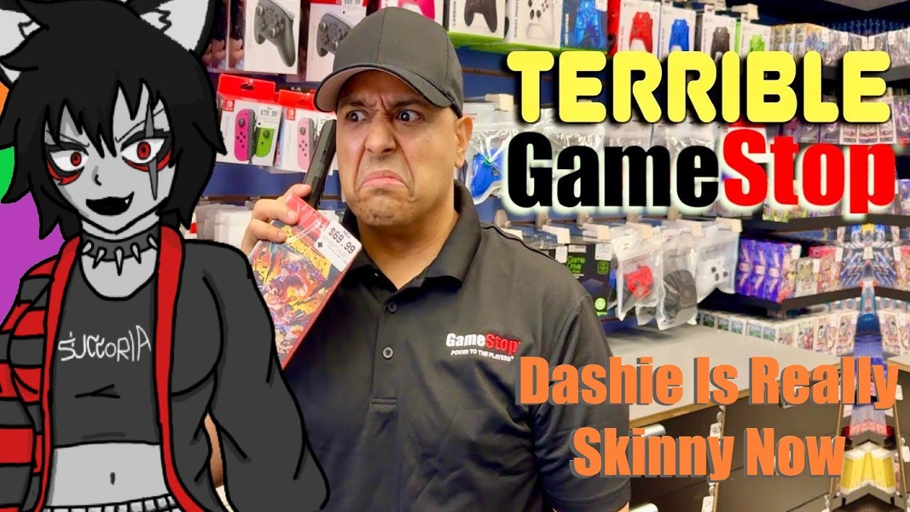 Reacting to Dashie Being a TERRIBLE GAMESTOP EMPLOYEE!!