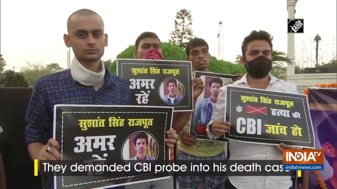 People gather in Patna to pay tribute to Sushant Singh Rajput, demand CBI probe