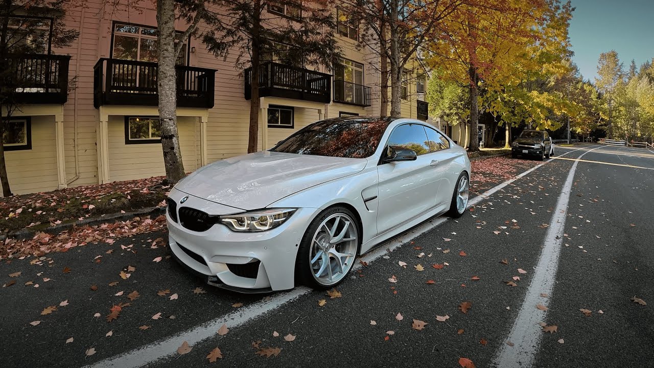 Осенний день, вид от первого лица | BMW F82 M4 (4K)