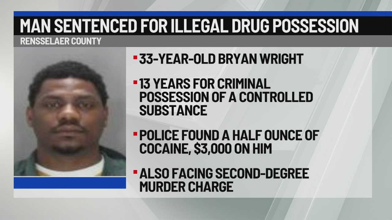 Man sentenced for illegal drug possession - YouTube