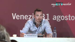 Michael Fassbender on a Dangerous Method (Venice Film Festival)