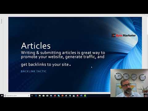 Backlinks for SEO # 10 Link Baiting Articles (long version)