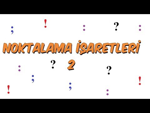 Noktalama Isaretleri 2 | 8.1 Kampi - Noktalama Isaretleri 2 | 8.1 Kampi