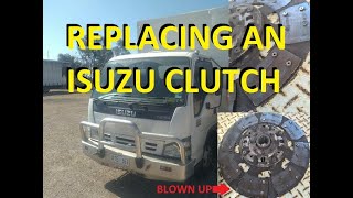 Fixing ISUZU NPR Truck clutch! Replacement