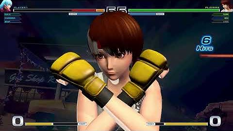 Whip vs Mai Shiranui Team Battle - KOF XIV
