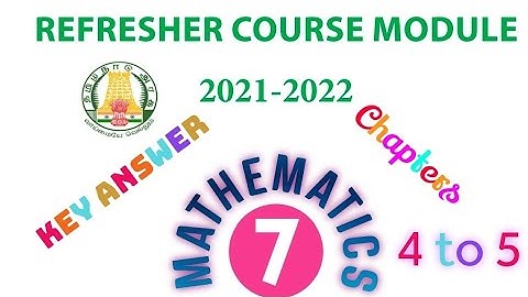 7th maths refresher course module key answer,7th maths refresher course module key answer,7th maths