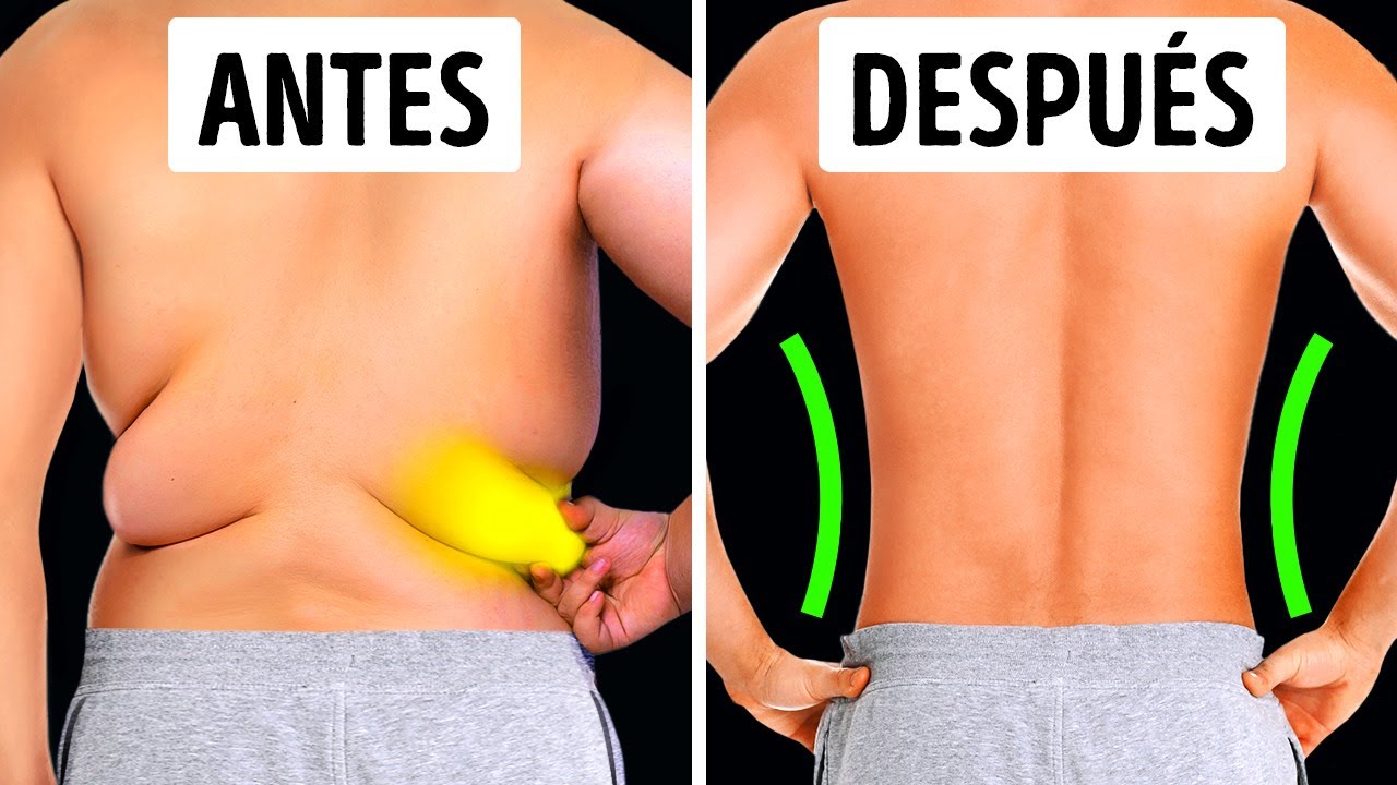 Entrenamiento casero de 5 minutos para perder rollitos R�PIDO