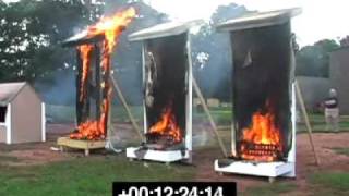 Firefree Vinyl Sidings Burn