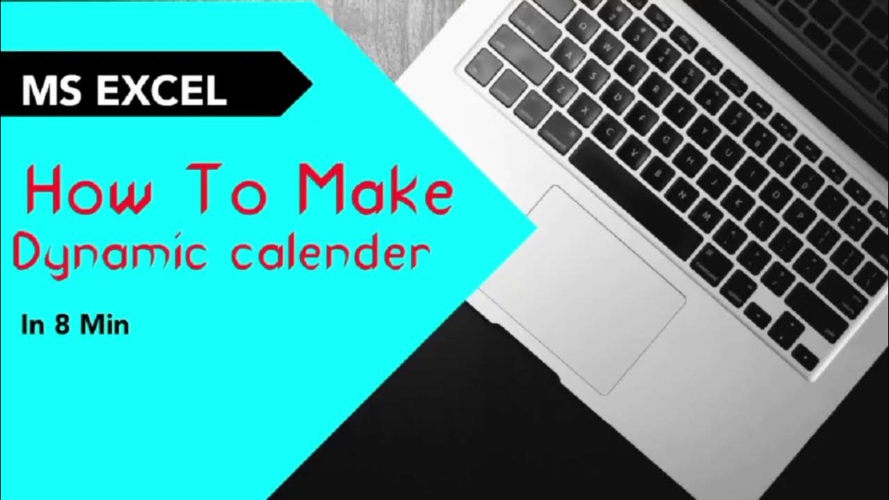 NEW TRICK TO DESIGN DYNAMIC CALENDER l MAKE DYNAMIC CALENDER IN ONLY 8 ...