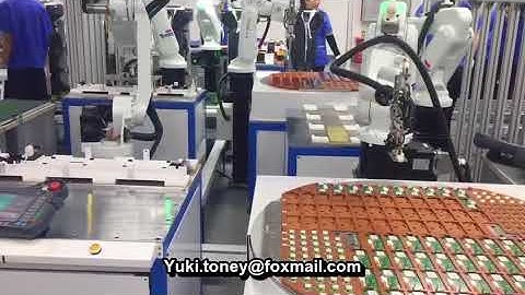 6 axis robot for electronic component assembling /automatic screw tightening