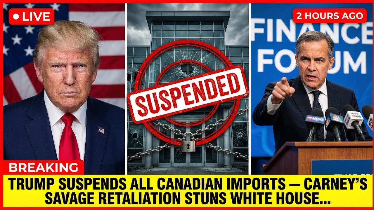 2 HOURS AGO: Trump SUSPENDS All Canadian Imports — Carney's SAVAGE Retaliation STUNS White House...