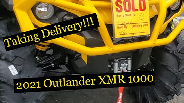 2021 CAN AM Outlander XMR 1000r with Visco-4Lok taking delivery