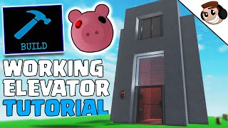 How to Build a REAL WORKING Elevator in Piggy Build Mode (NEW UPDATE)?️