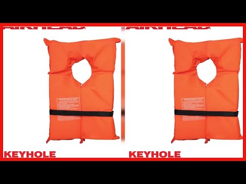 Airhead Adult Universal Type 2 USCG Approved Life Jacket, Orange