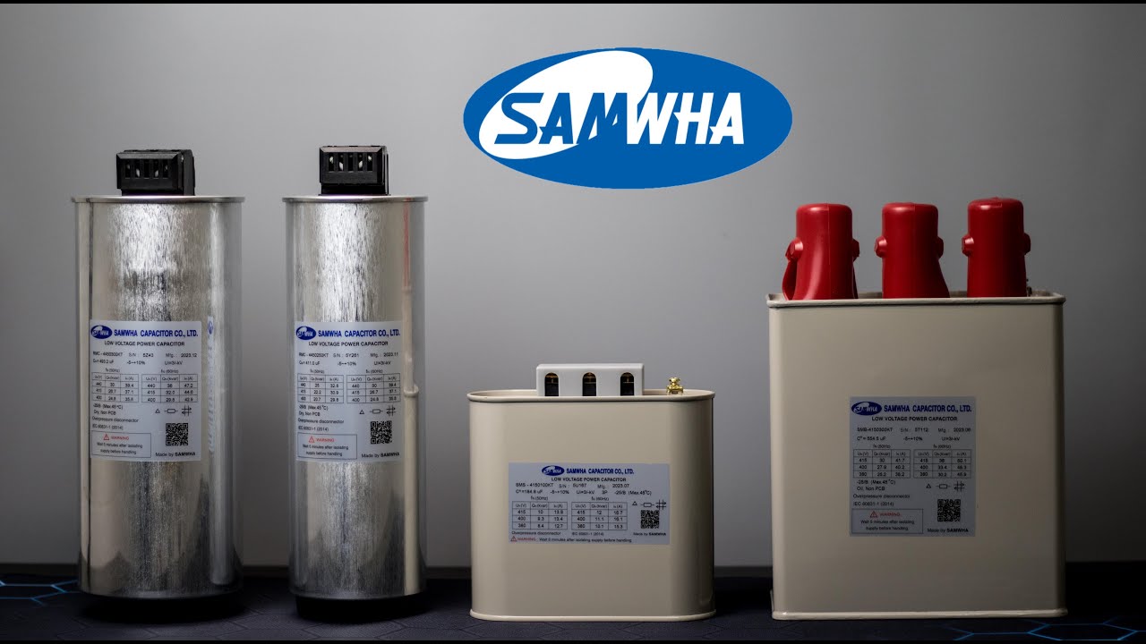 Tụ bù Samwha chính hãng Hàn Quốc, giá tốt, 20kVar - 50kVar