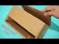 A Great Recycling Idea to Make with Cardboard Box| DIY Recycling Cardboard Box