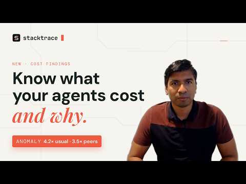 Know what your AI agents cost, and why | Cost on Stacktrace
