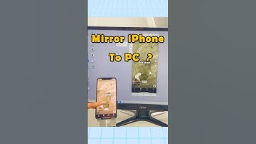 Mirror iPhone To PC With One Click
