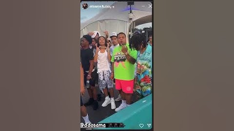 DD Osama & Sugarhill Outside At Rolling Loud Miami 2023 🏝️🏄🏿‍♂️🔥 #ddosama #youtubeshorts #viral