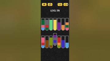 Water Sort Puzzle Level 179 Walkthrough