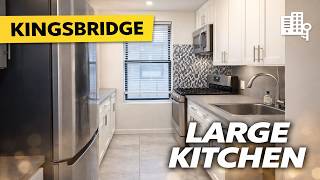 Bronx NYC Apartment Tour | NO FEE 1 Bedroom in Kingsbridge | Large Kitchen